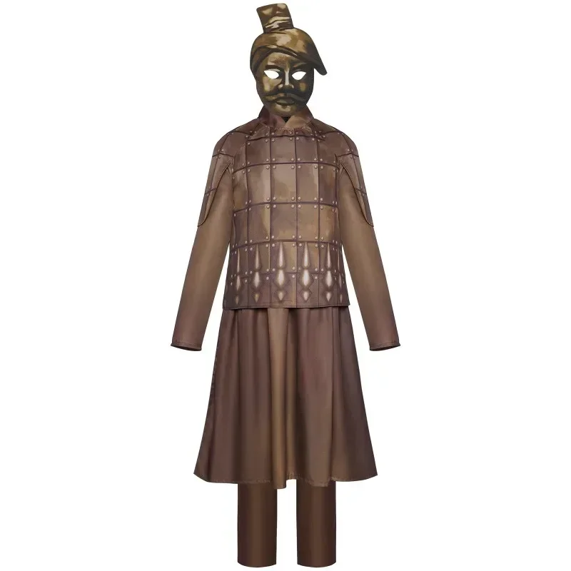Adult Halloween Terra Cotta Warriors Costume Kids Funny Anime Chinese Warrior Cosplay Clothes Men Stage Performance Costumes
Adult Halloween Terra Cotta Warriors Costume Kids Funny Anime Chinese Warrior Cosplay Clothes Men Stage Performance Costumes