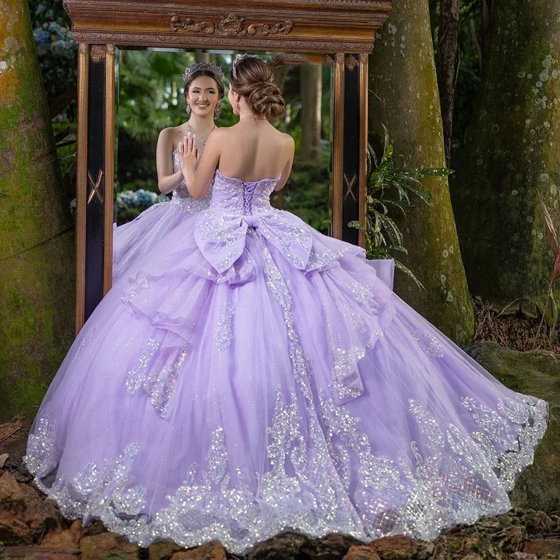 Angelsbridep блестящее бальное платье лавандового цвета, платья для Quinceanera, платья для милой принцессы на день рождения, платья 15 лет
Angelsbridep блестящее бальное платье лавандового цвета, платья для Quinceanera, платья для милой принцессы на день рождения, платья 15 лет