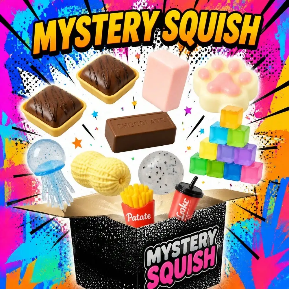 Mystery Blind Box 2026 Assorted Squishy Squeeze Toys Random Surprise Ocean Animal & Food Themed Slow Rebound Sensory Fidget for Stress Relief Gift for Kids & Adults
Mystery Blind Box 2026 Assorted Squishy Squeeze Toys Random Surprise Ocean Animal & Food Themed Slow Rebound Sensory Fidget for Stress Relief Gift for Kids & Adults