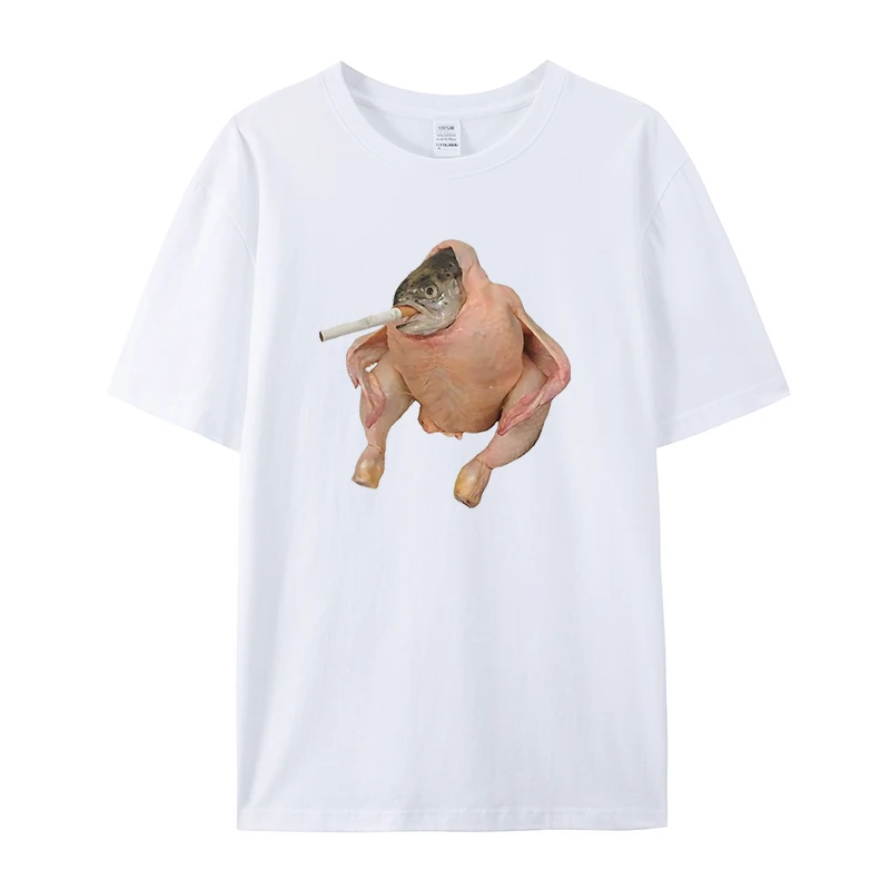 2025 Summer Trend Short Sleeves Interesting Fish Face Chicken Emoji Crew Neck T-shirt for Men and Women Can Be Loose Versatile
2025 Summer Trend Short Sleeves Interesting Fish Face Chicken Emoji Crew Neck T-shirt for Men and Women Can Be Loose Versatile