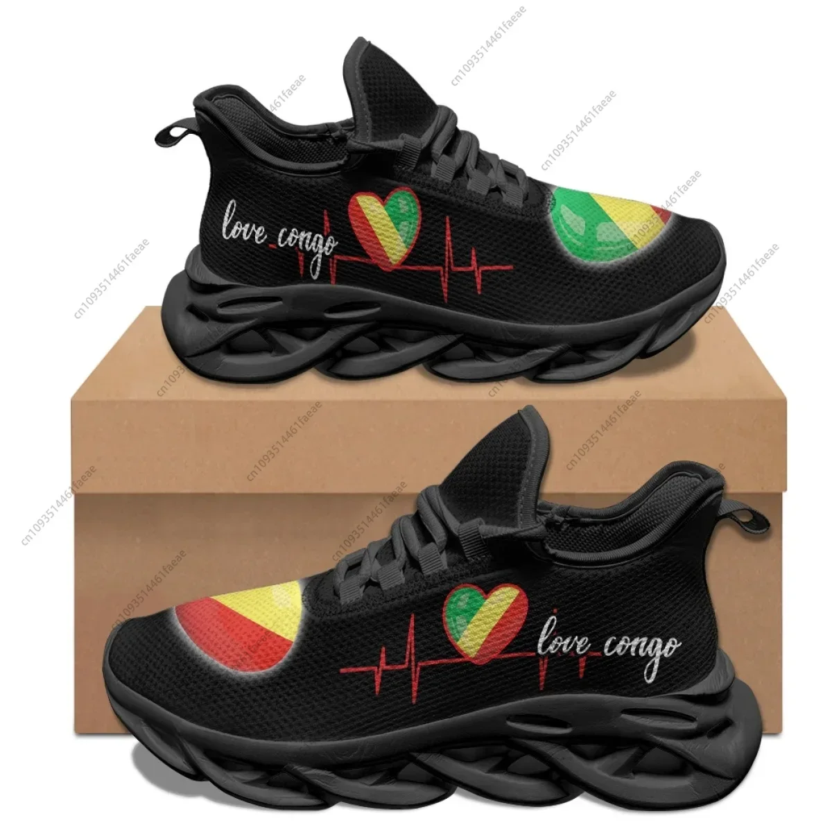 Republic of Congo Flag Print Sneakers Female Non-slip Shock Absorbing Comfortable Flat Shoes Breathable Mesh Casual Shoes Gift
Republic of Congo Flag Print Sneakers Female Non-slip Shock Absorbing Comfortable Flat Shoes Breathable Mesh Casual Shoes Gift