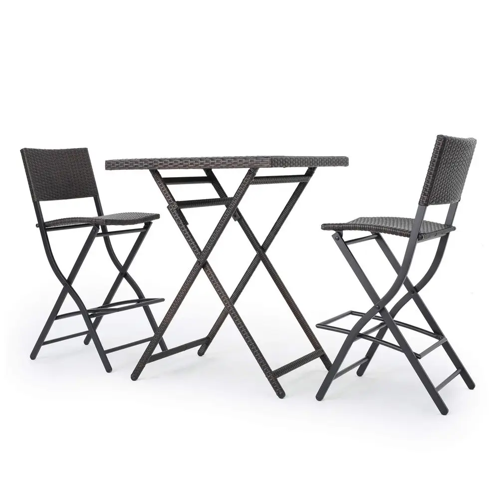 Margarita Outdoor Wicker Bar Set, 3Pcs Set, Multibrown
Margarita Outdoor Wicker Bar Set, 3Pcs Set, Multibrown