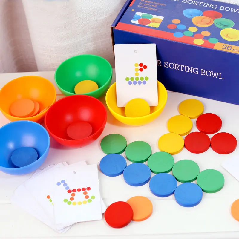 Color Sorting Bowl Montessori Toy Sensory Education Counting Math Logical Thinking Matching Game Toy For Kids
Color Sorting Bowl Montessori Toy Sensory Education Counting Math Logical Thinking Matching Game Toy For Kids
