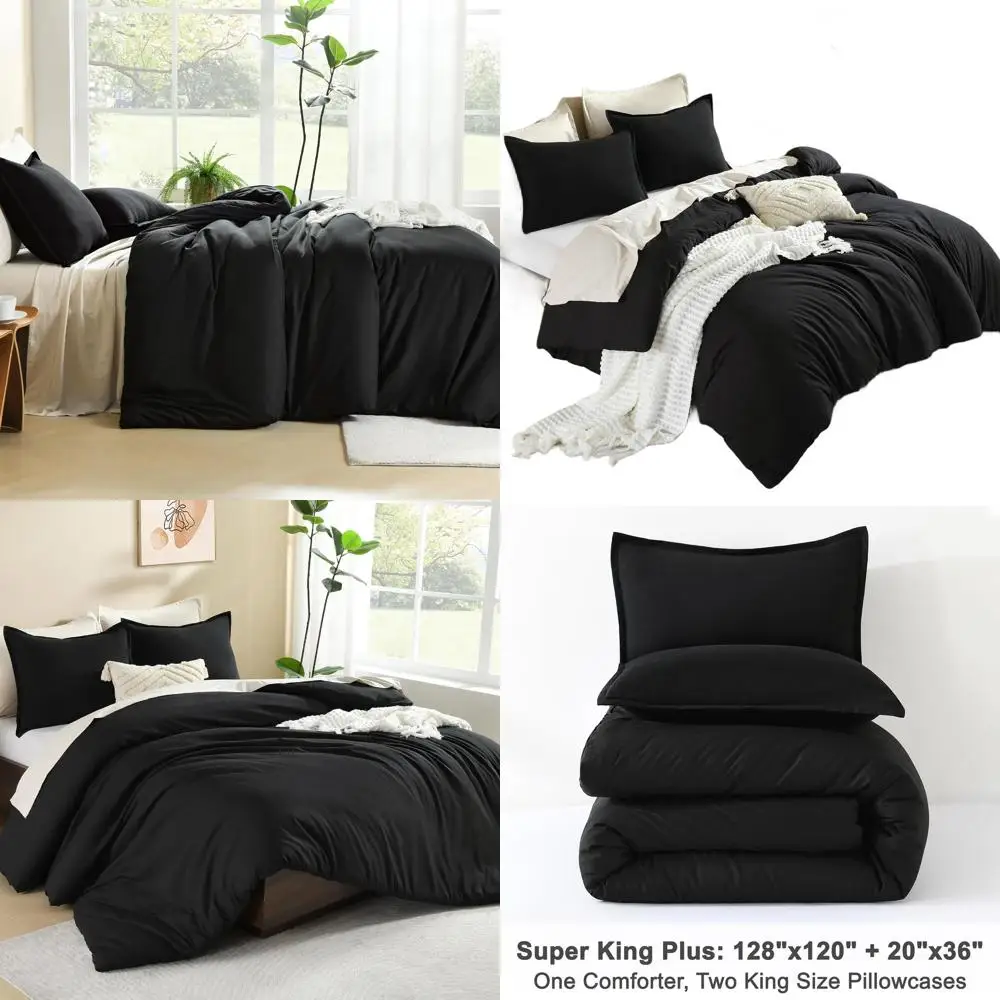 Черный комплект одеял King Oversized, легкое однотонное постельное белье из 3 предметов, всесезонный пушистый комплект постельного белья, одеяло 128x120 и 2 подушки
Черный комплект одеял King Oversized, легкое однотонное постельное белье из 3 предметов, всесезонный пушистый комплект постельного белья, одеяло 128x120 и 2 подушки