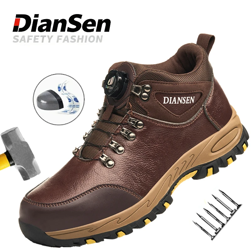 Mens Waterproof Work Boots Steel Toe Safety Shoes Indestructible Non Slip Boots Anti-Puncture Wear-resisting Work Leather Shoes
Mens Waterproof Work Boots Steel Toe Safety Shoes Indestructible Non Slip Boots Anti-Puncture Wear-resisting Work Leather Shoes