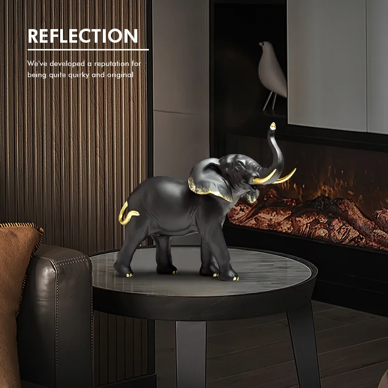 1pcs Creative Modern Decor Animal Resin Elephant Statues & Figurines Sculpture Living Room Table Ornaments Crafts
1pcs Creative Modern Decor Animal Resin Elephant Statues & Figurines Sculpture Living Room Table Ornaments Crafts