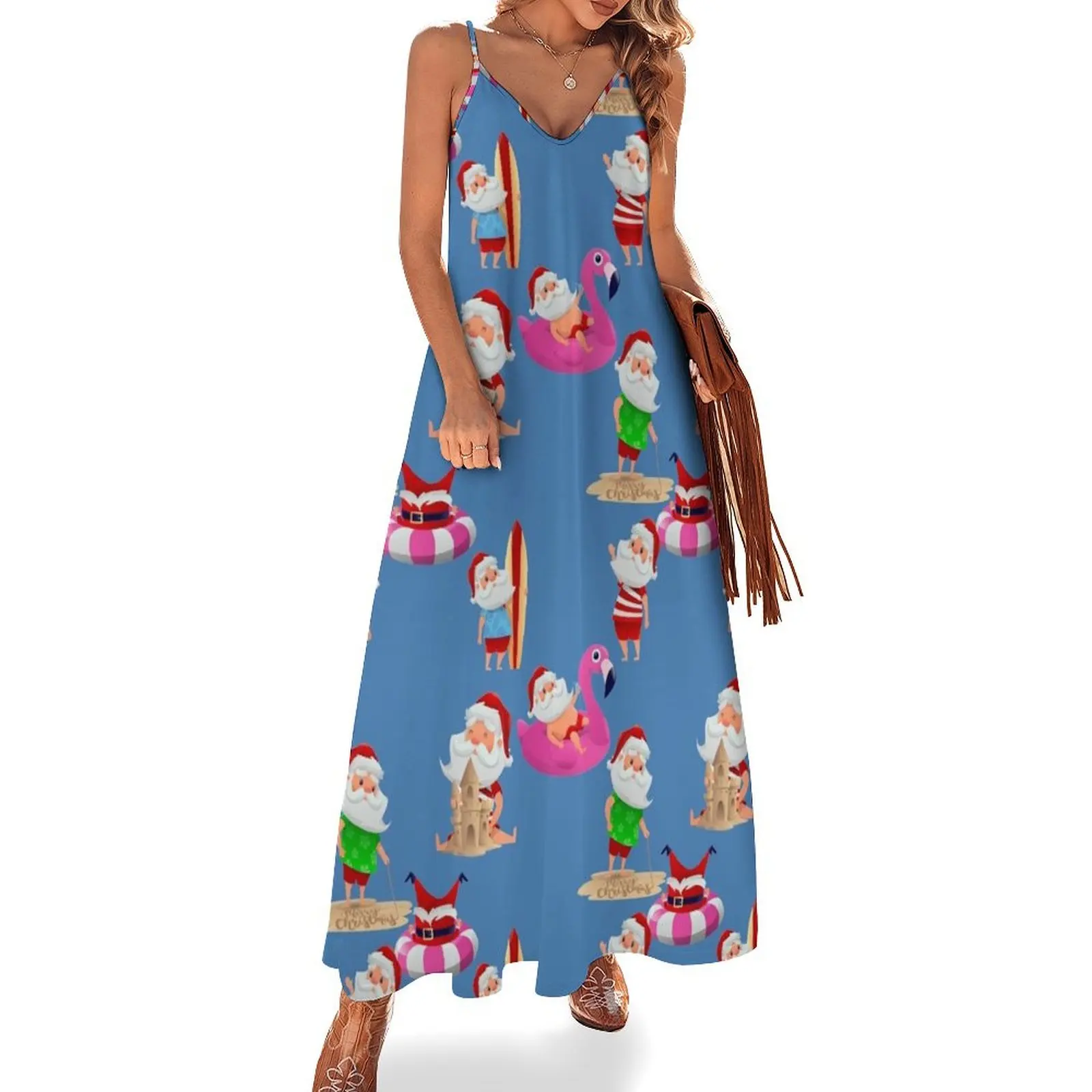 christmas beach santa claus vacation Sleeveless Long Dress Female clothing dresses korean style summer dresses womens 2025 Dress
christmas beach santa claus vacation Sleeveless Long Dress Female clothing dresses korean style summer dresses womens 2025 Dress