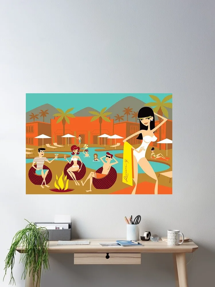 Josh Agle Shag Fine , Print Art Canvas Poster- For Living Room Decoration - Home Wall Decor Picture
Josh Agle Shag Fine , Print Art Canvas Poster- For Living Room Decoration - Home Wall Decor Picture