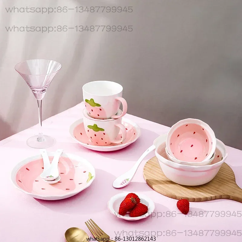 Cute Japanese tableware set Household ceramic dishes and spoons
Cute Japanese tableware set Household ceramic dishes and spoons