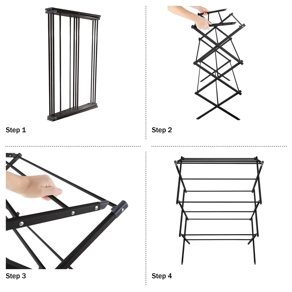 Складная сушилка для одежды, легкая портативная подставка для сушки белья в помещении и на открытом воздухе, энергоэффективный дизайн-гармошка
Складная сушилка для одежды, легкая портативная подставка для сушки белья в помещении и на открытом воздухе, энергоэффективный дизайн-гармошка
