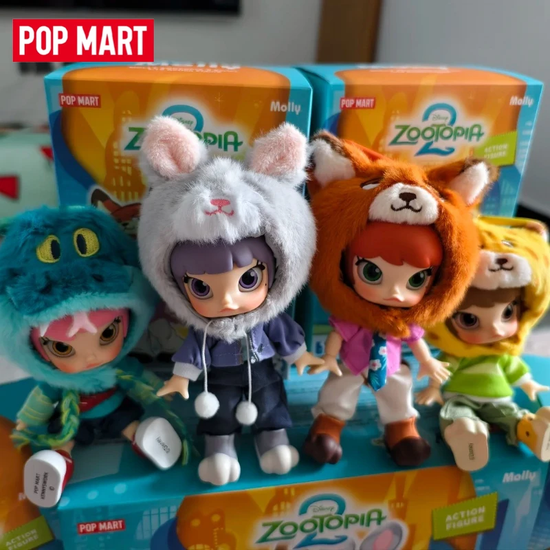 Оригинальная коллекционная кукла POP MART Molly Zootopia 2 1/12, шарнирная BJD, в слепой коробке, милая фигурка, украшение для дома Slow Life
Оригинальная коллекционная кукла POP MART Molly Zootopia 2 1/12, шарнирная BJD, в слепой коробке, милая фигурка, украшение для дома Slow Life