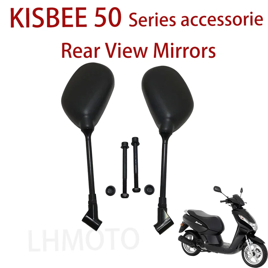 A pair of motorcycle rearview mirrors compatible with Kisbee 50, 100, Vivacity 50cc, and Vivacity125
A pair of motorcycle rearview mirrors compatible with Kisbee 50, 100, Vivacity 50cc, and Vivacity125