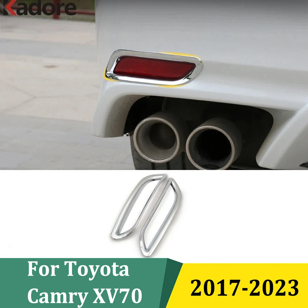 For Toyota Camry XV70 2017-2019 2021 2022 2023 Chrome Rear Reflector Fog Light Lamp Cover Sticker Decoration Trim Accessories
For Toyota Camry XV70 2017-2019 2021 2022 2023 Chrome Rear Reflector Fog Light Lamp Cover Sticker Decoration Trim Accessories