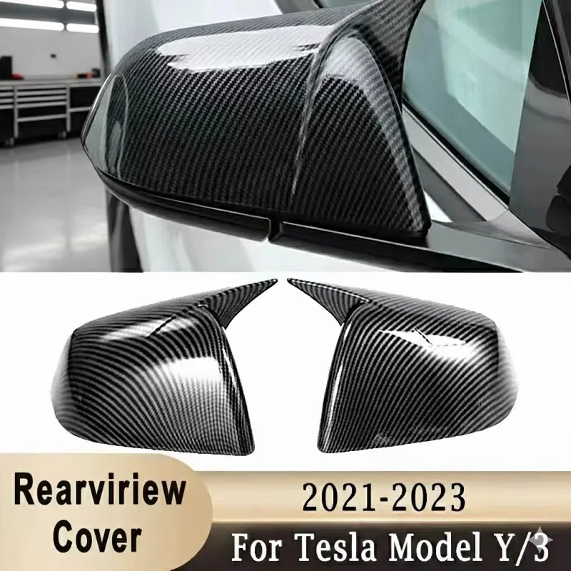 For Tesla Model Y 3(2021-2023) Carbon Fiber Texture Horn-Style Exterior Mirror Cover
For Tesla Model Y 3(2021-2023) Carbon Fiber Texture Horn-Style Exterior Mirror Cover