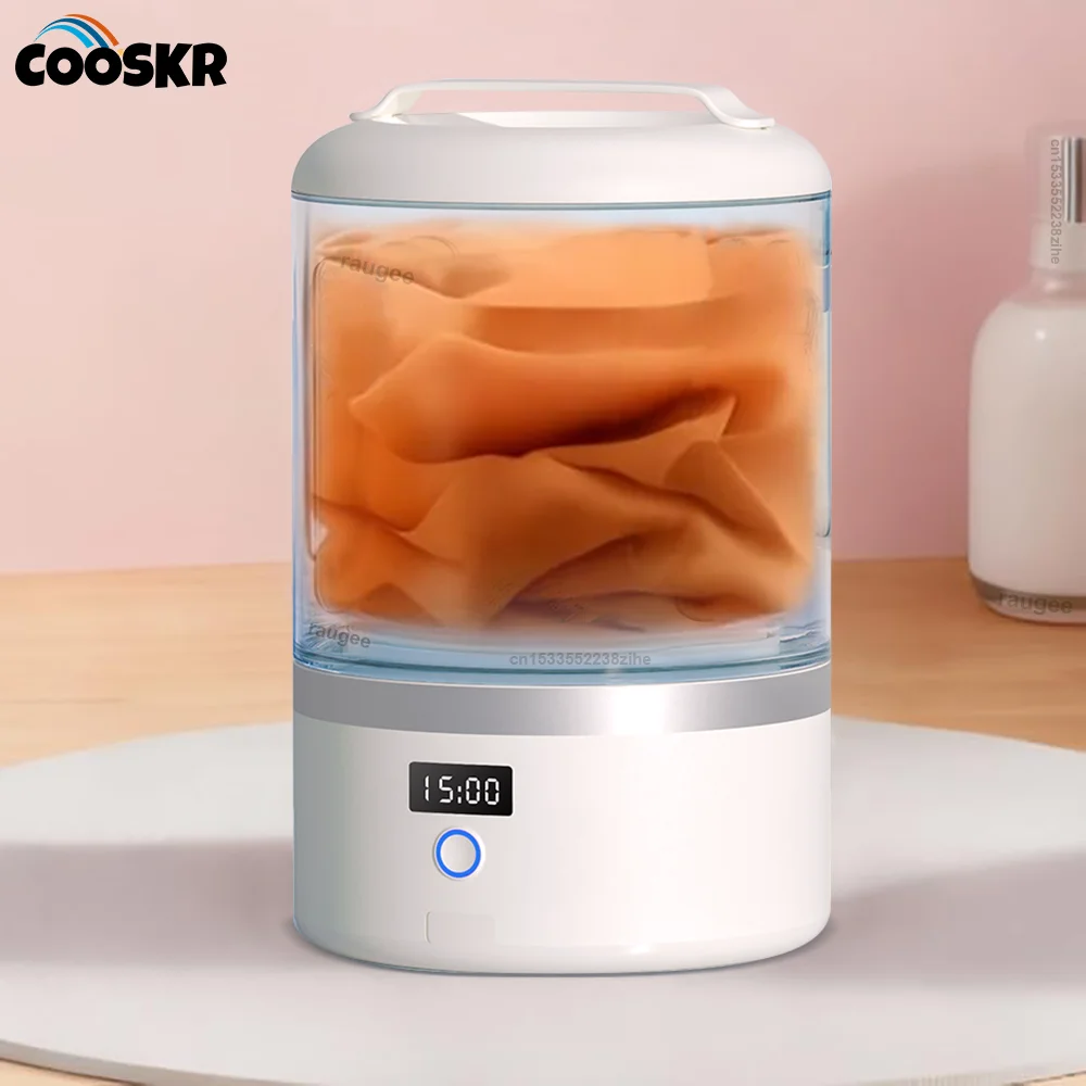 Mini Washing Machine Wireless Underwear Socks Mini Washing Machine Portable Pet Clothes Electric Small Clothes Washer 1.5L
Mini Washing Machine Wireless Underwear Socks Mini Washing Machine Portable Pet Clothes Electric Small Clothes Washer 1.5L