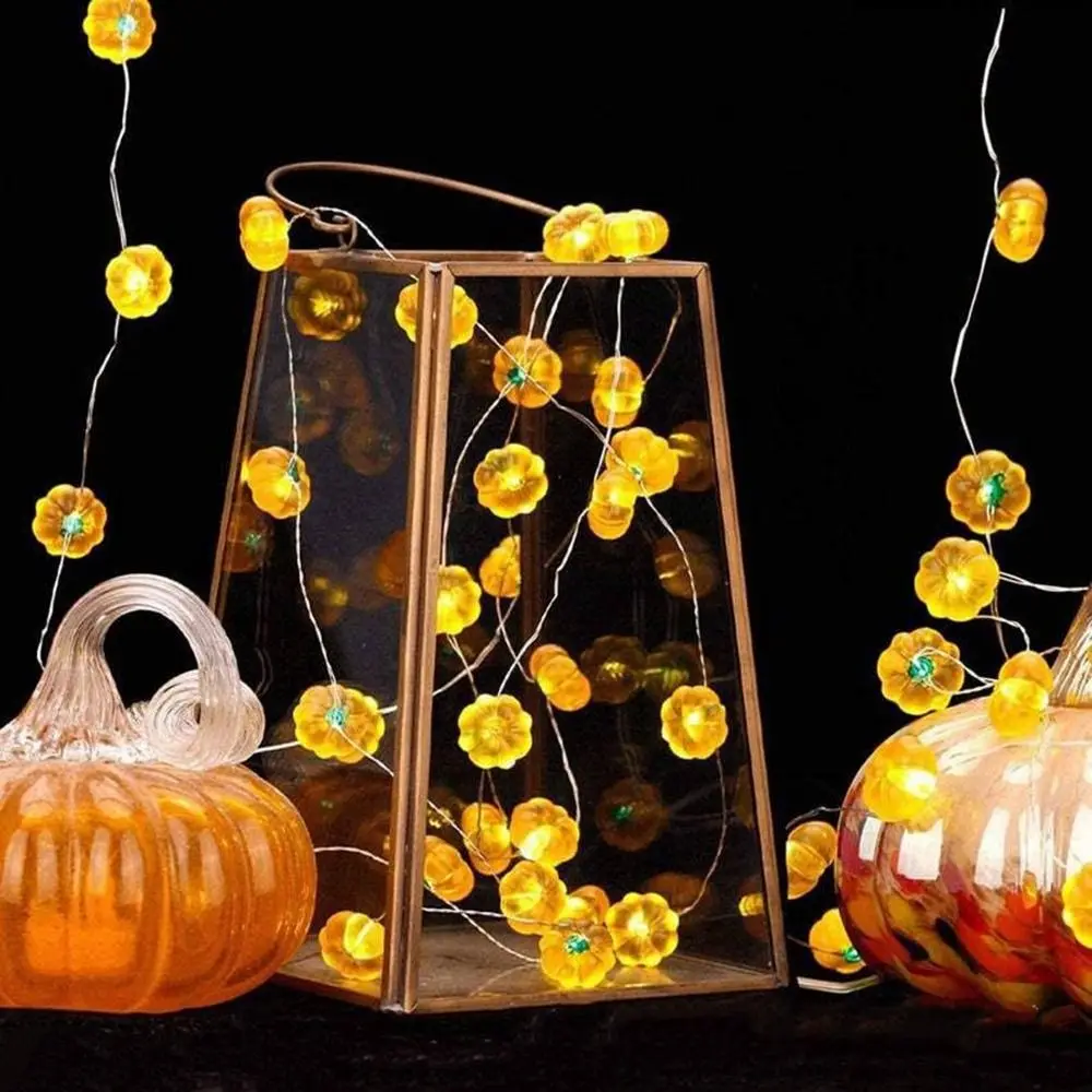 Portable LED Pumpkin Lantern String 3D Glowing Pumpkin Light Hanging Halloween LED String Light Bar
Portable LED Pumpkin Lantern String 3D Glowing Pumpkin Light Hanging Halloween LED String Light Bar