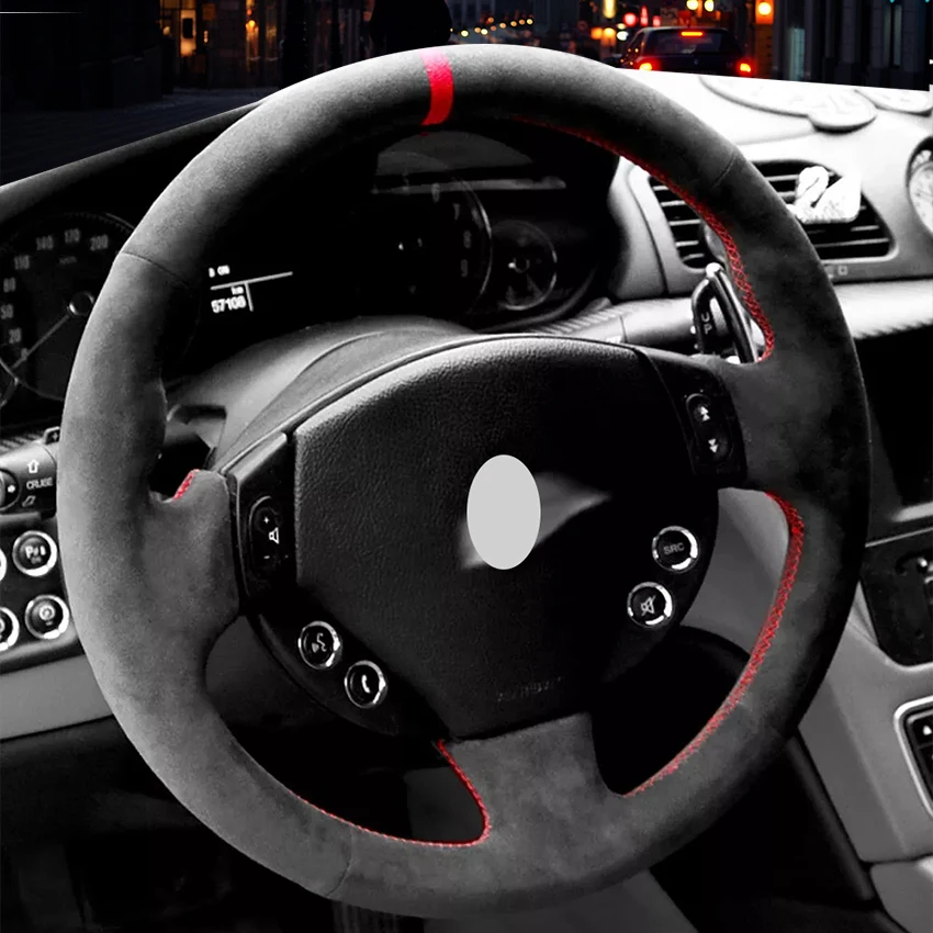 Custom Alcantara Car Braid Steering Wheel Cover for Maserati GranTurismo GranCabrio Quattroporte Cars Accessories Car-styling
Custom Alcantara Car Braid Steering Wheel Cover for Maserati GranTurismo GranCabrio Quattroporte Cars Accessories Car-styling