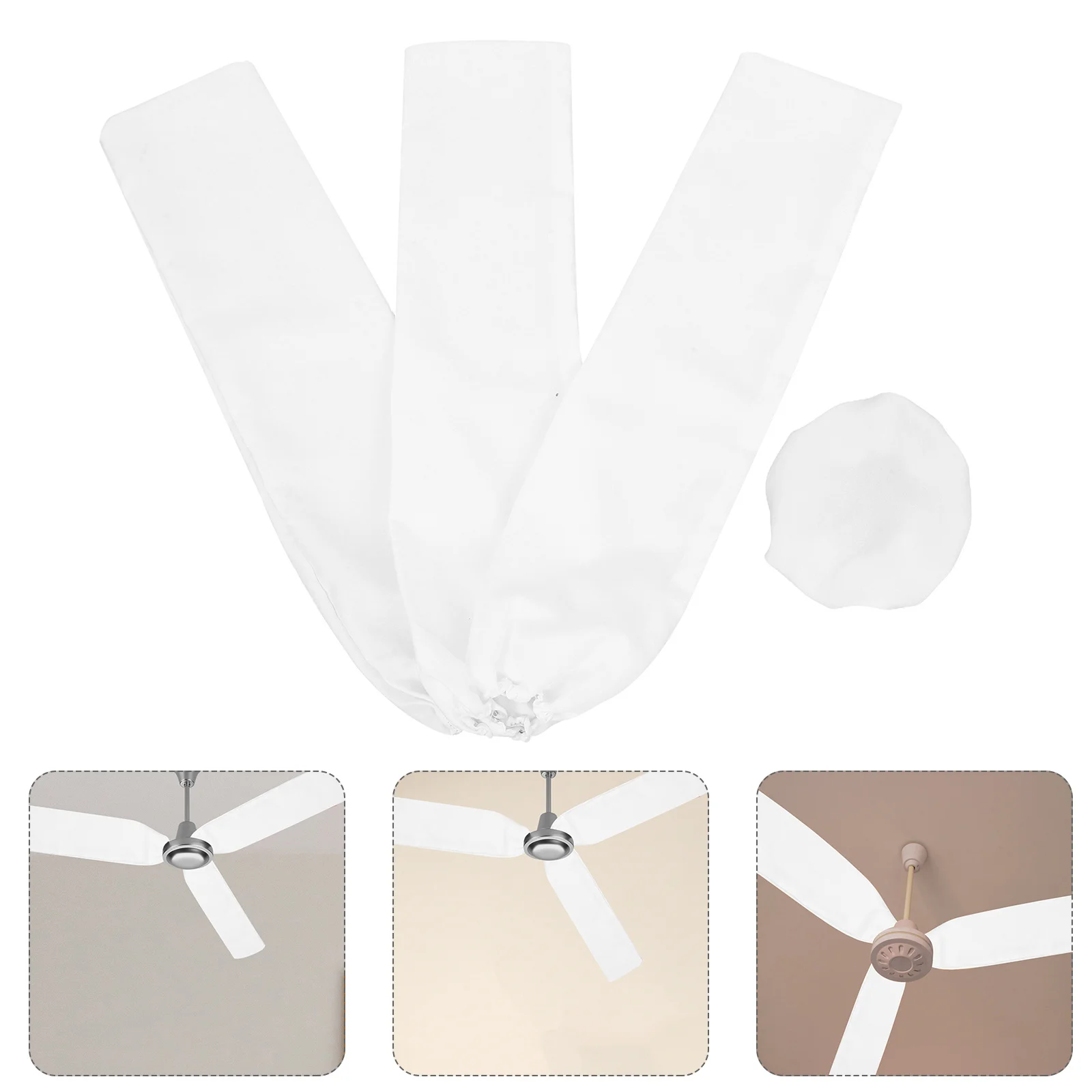 1 Set Ceiling Fan Blade Covers For 3-Blade Fans White Dust Protector Full Coverage Universal Fit Easy Install Minimalist Design
1 Set Ceiling Fan Blade Covers For 3-Blade Fans White Dust Protector Full Coverage Universal Fit Easy Install Minimalist Design