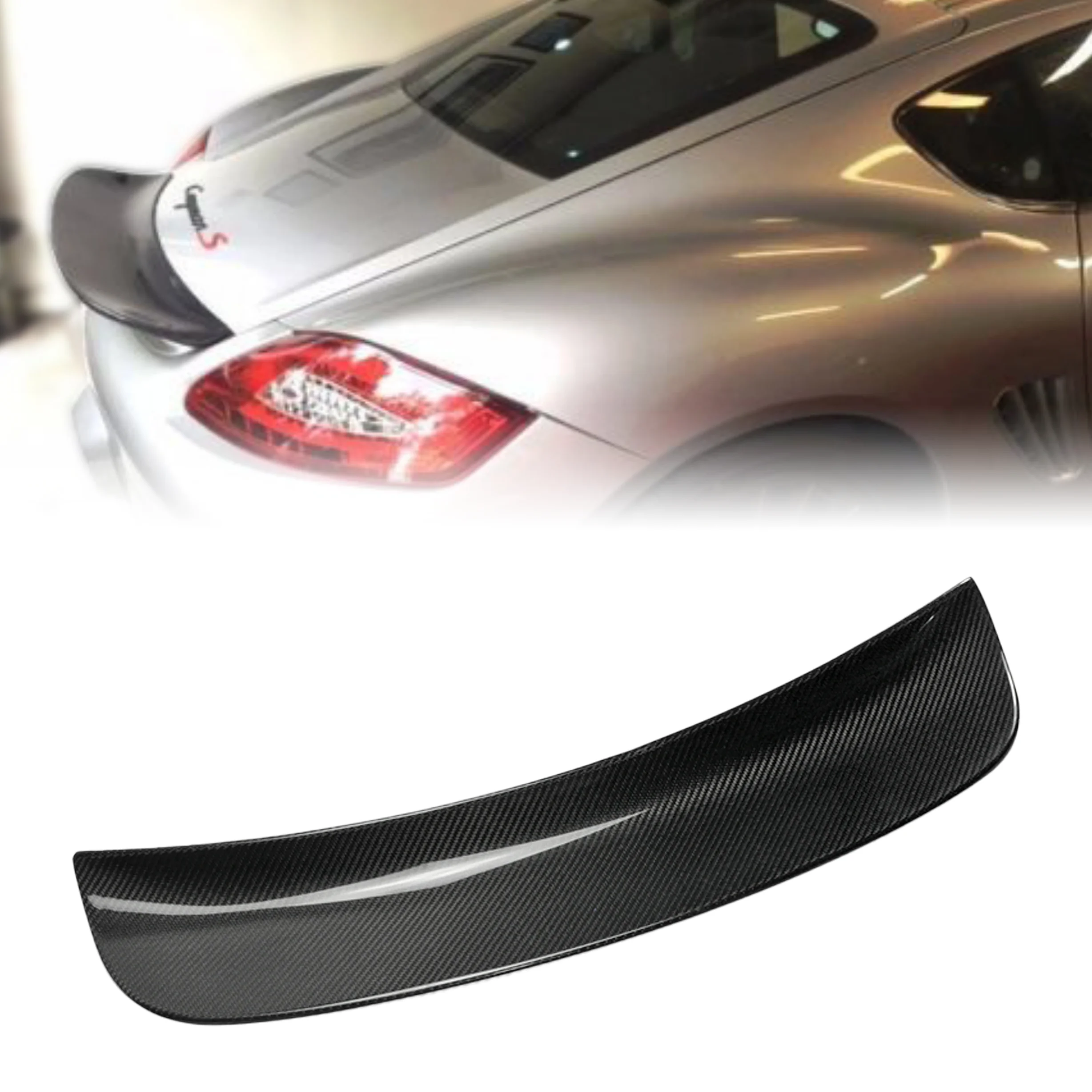 USA Warehouse for Porsche 2006-2012 Caymans 987 (Boxster S Need Cayman Spoiler Mount) Fiber Glass EP Style Rear Duckbil Spoiler
USA Warehouse for Porsche 2006-2012 Caymans 987 (Boxster S Need Cayman Spoiler Mount) Fiber Glass EP Style Rear Duckbil Spoiler