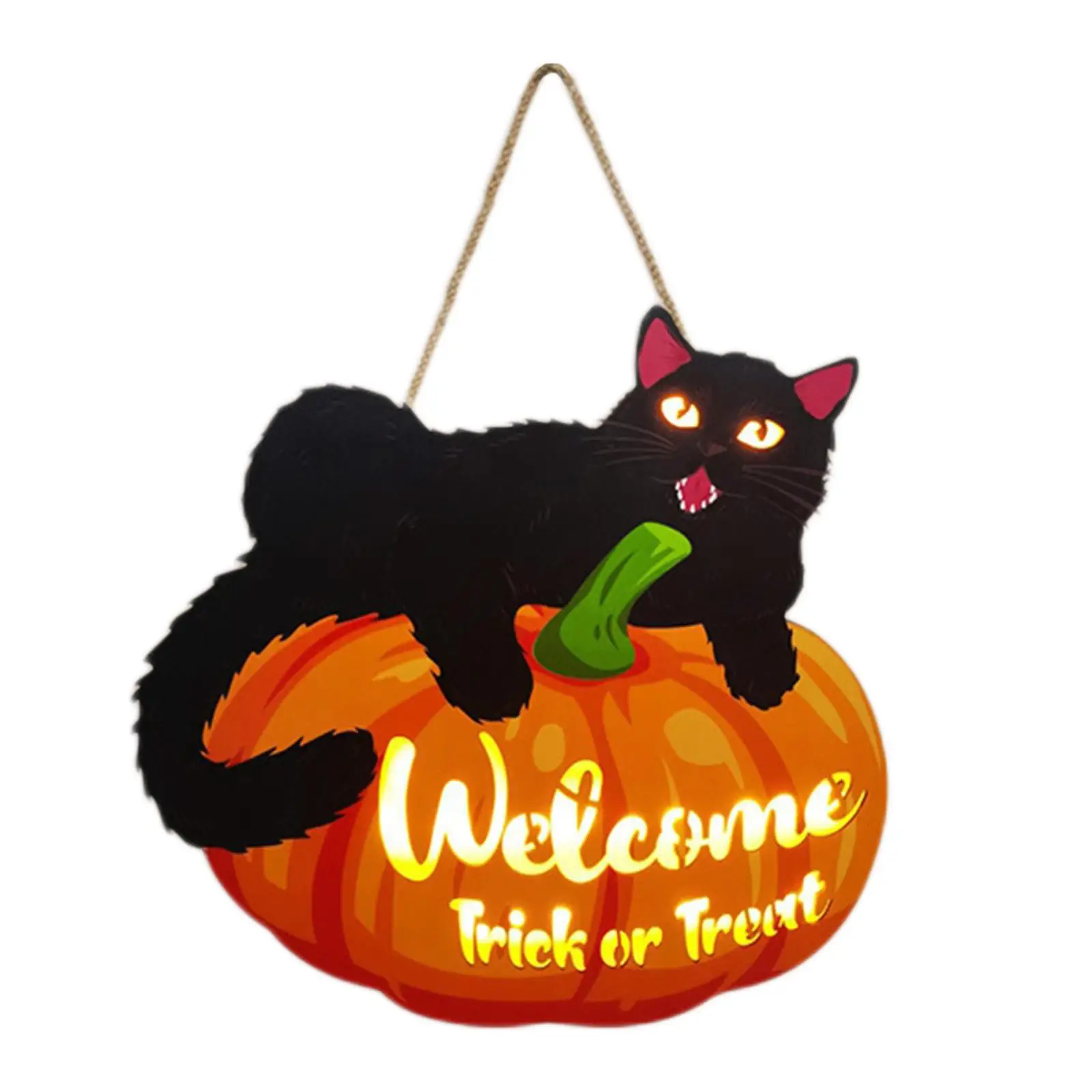 Halloween Hanging Sign Wooden Plaque Wood Pumpkin for Holiday Home Garden
Halloween Hanging Sign Wooden Plaque Wood Pumpkin for Holiday Home Garden