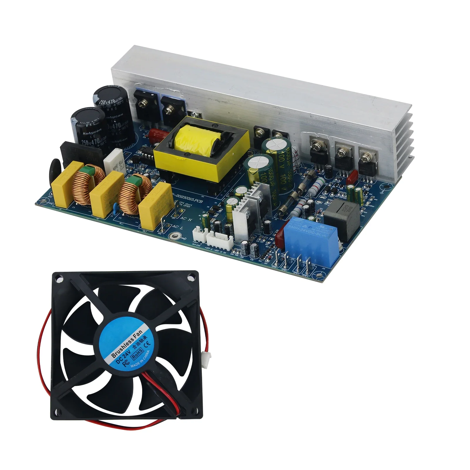 2026 1000W Class D High Power Mono Digital Power Amplifier Board with Switching Power Supply and Cooling Fan
2026 1000W Class D High Power Mono Digital Power Amplifier Board with Switching Power Supply and Cooling Fan