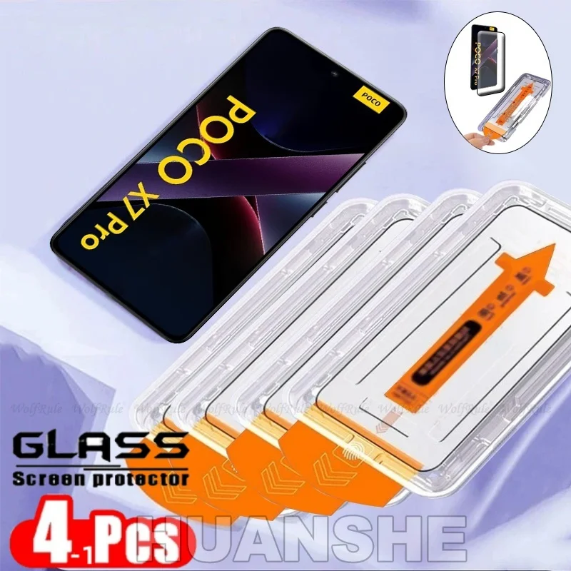 3-4pcs 9H Full Cover Glue Dust Free Tempered Glass Screen Protector for Poco X7 Pro
3-4pcs 9H Full Cover Glue Dust Free Tempered Glass Screen Protector for Poco X7 Pro