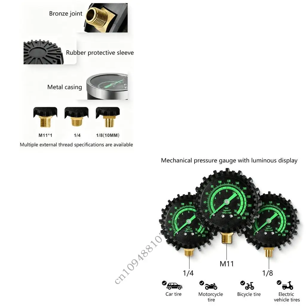 Reliable Glow Tire Gauge With Premium Copper Material For Precise Measurements On Road Multipurpose Gauge
Reliable Glow Tire Gauge With Premium Copper Material For Precise Measurements On Road Multipurpose Gauge