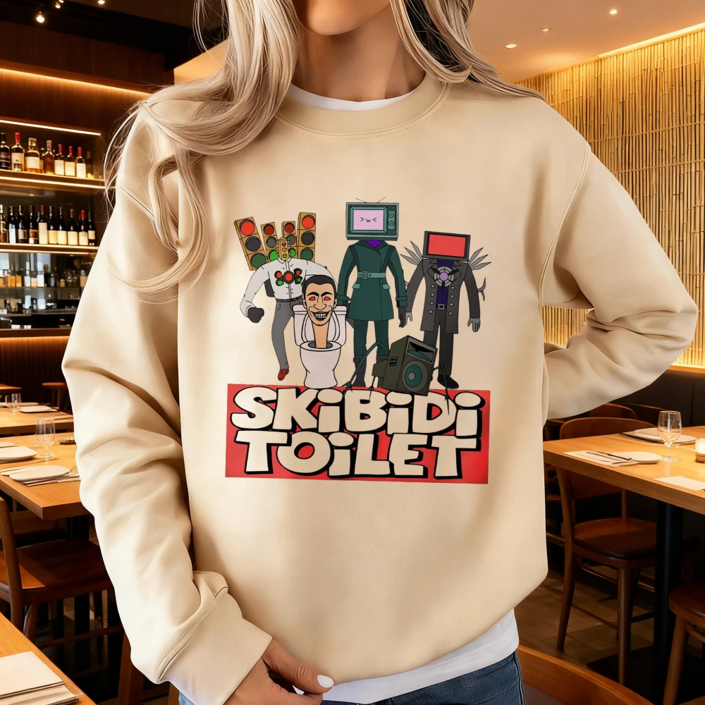 Свитер Skibidi Toilet Sweat Skibidi Speakerman, одежда для вечеринок Skibidi, женская одежда Funnf, свитер с круглым вырезом и мультяшным принтом
Свитер Skibidi Toilet Sweat Skibidi Speakerman, одежда для вечеринок Skibidi, женская одежда Funnf, свитер с круглым вырезом и мультяшным принтом