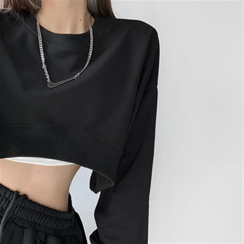 Korean Short Sve Women's Sweatshirt Autumn 2025 Color Block Hoodie Commute Style Pure Color Unisex Sweatshirt
Korean Short Sve Women's Sweatshirt Autumn 2025 Color Block Hoodie Commute Style Pure Color Unisex Sweatshirt