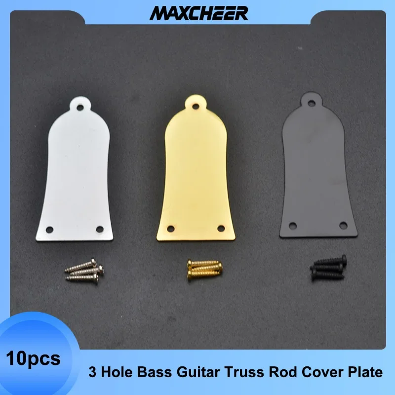 10pcs Acoustic Electric Bass Guitar 3 Hole Metal Truss Rod Cover Plate Black/Gold/Chrome
10pcs Acoustic Electric Bass Guitar 3 Hole Metal Truss Rod Cover Plate Black/Gold/Chrome