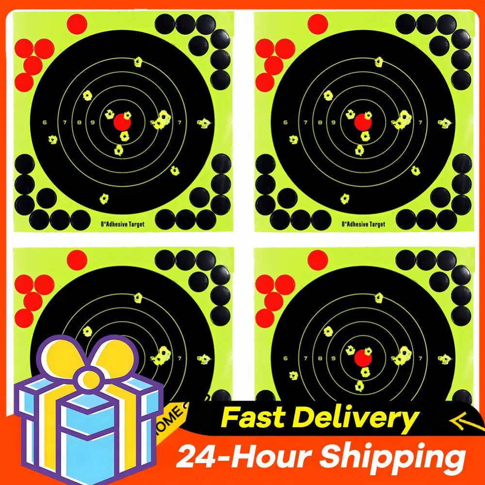 5/10/20/30/50/100 шт. Целевые наклейки-мишени для стрельбы с эффектом разбрызгивания, высокой видимостью и клейкой основой, реактивные, для охоты и тренировок по стрельбе, бумажные
5/10/20/30/50/100 шт. Целевые наклейки-мишени для стрельбы с эффектом разбрызгивания, высокой видимостью и клейкой основой, реактивные, для охоты и тренировок по стрельбе, бумажные