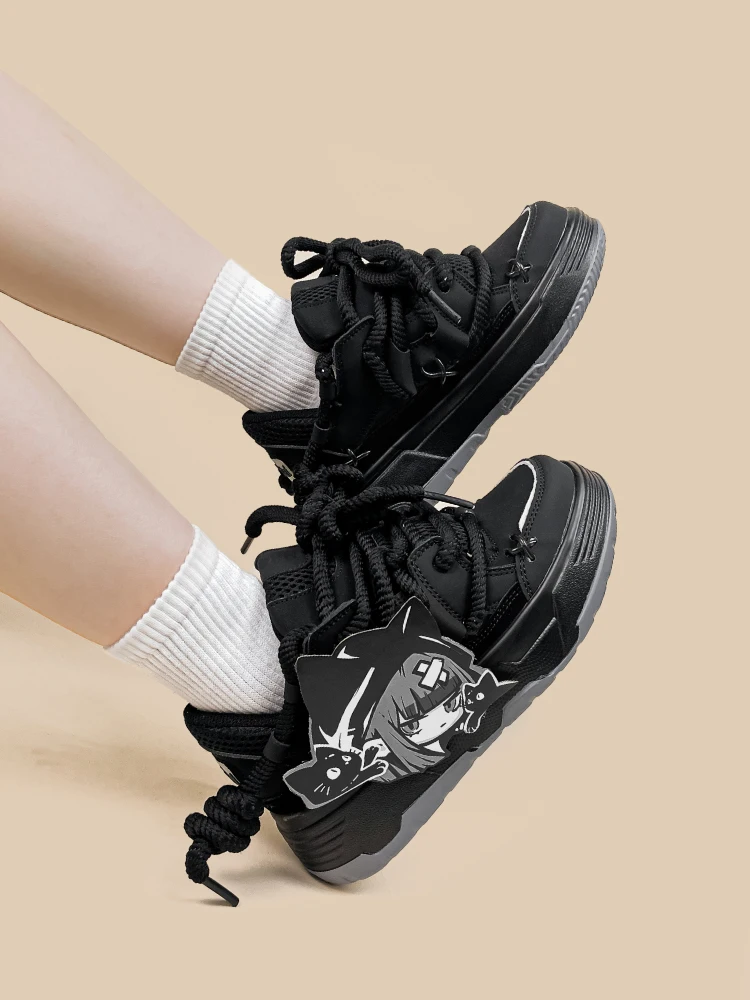 Original Lolita Couple Sports And Casual Shoes Fashionable Personalized Black Shoes Women's Ins Bread Shoes
Original Lolita Couple Sports And Casual Shoes Fashionable Personalized Black Shoes Women's Ins Bread Shoes