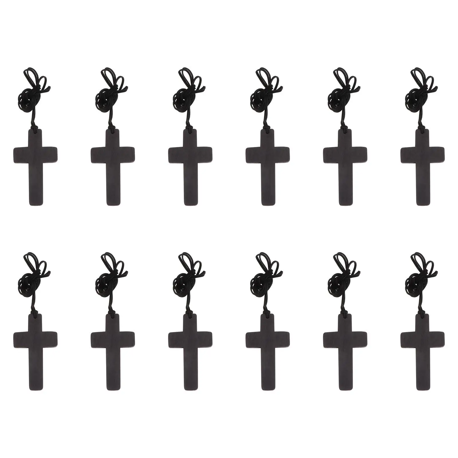 12 Pcs Necklace Trendy Wooden Christian Unisex Fashion Anti Rust Unisex Cross Pendant Charm Necklace Non Fading Jewelry
12 Pcs Necklace Trendy Wooden Christian Unisex Fashion Anti Rust Unisex Cross Pendant Charm Necklace Non Fading Jewelry
