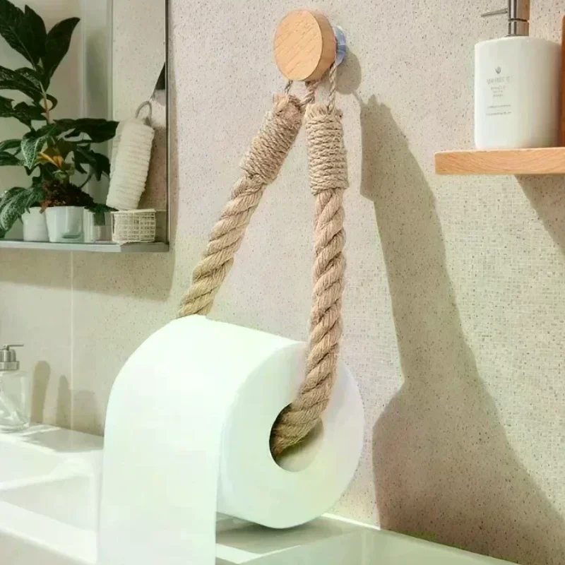 1-10PCS Jute Rope Tissue Holder Wooden Towel Rack No Drill Paper Towel Organizer Bathroom Storage Shelf Bathroom Organizer Rack
1-10PCS Jute Rope Tissue Holder Wooden Towel Rack No Drill Paper Towel Organizer Bathroom Storage Shelf Bathroom Organizer Rack