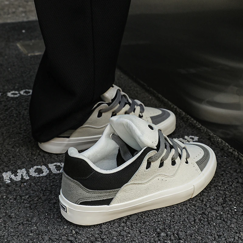 Breathable Low-Top Skate oes ex Spor Casual Sneakers Youthful Trendy Flat Heel round Toe Rubber Outsole Color Blo D...
Breathable Low-Top Skate oes ex Spor Casual Sneakers Youthful Trendy Flat Heel round Toe Rubber Outsole Color Blo D...