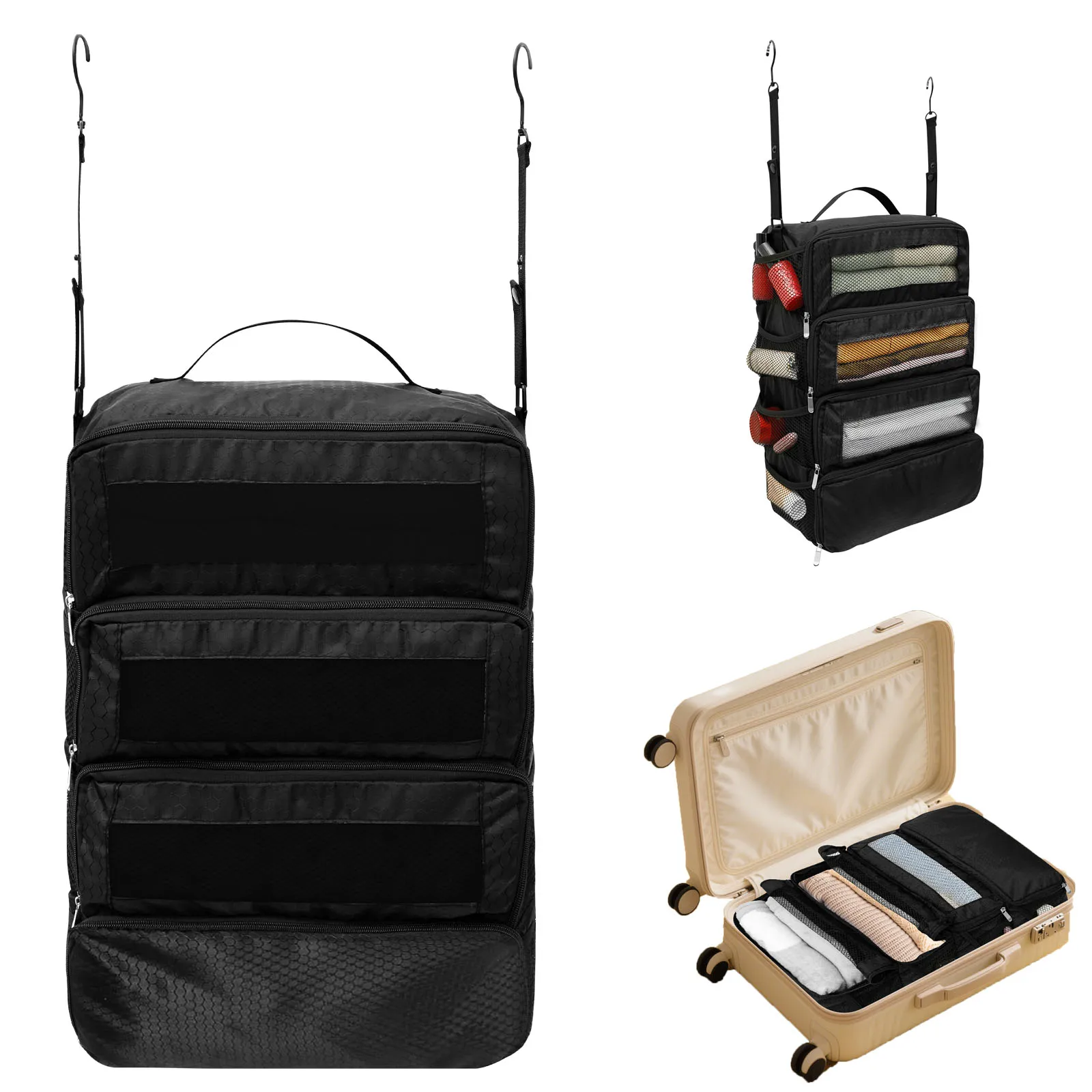 Подвесной чемодан-органайзер из ткани Оксфорд, водонепроницаемая, устойчивая к разрыву сумка для хранения багажа, сумка большой вместимости для семейных путешествий
Подвесной чемодан-органайзер из ткани Оксфорд, водонепроницаемая, устойчивая к разрыву сумка для хранения багажа, сумка большой вместимости для семейных путешествий