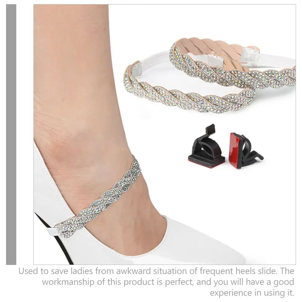4Pairs High Grade Shoe Strap Adjustable Heel Bands Prevent Shoes Falling Off for Women Heels Convenient Daily Use Fixing
4Pairs High Grade Shoe Strap Adjustable Heel Bands Prevent Shoes Falling Off for Women Heels Convenient Daily Use Fixing