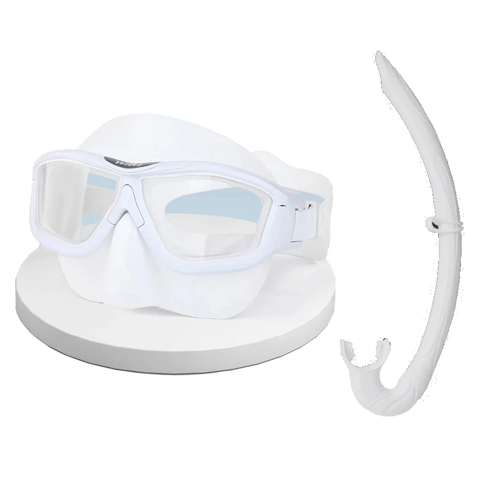 High-Definition Large Frame Free Diving Mask Snorkeling Equipment Large Frame Scuba Diving Goggles Add Breathing Tube Kit
High-Definition Large Frame Free Diving Mask Snorkeling Equipment Large Frame Scuba Diving Goggles Add Breathing Tube Kit