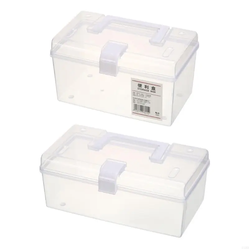 652F Portable Clear Storage Box with Handle Tool Storage for Tablet Tool Organization Case
652F Portable Clear Storage Box with Handle Tool Storage for Tablet Tool Organization Case