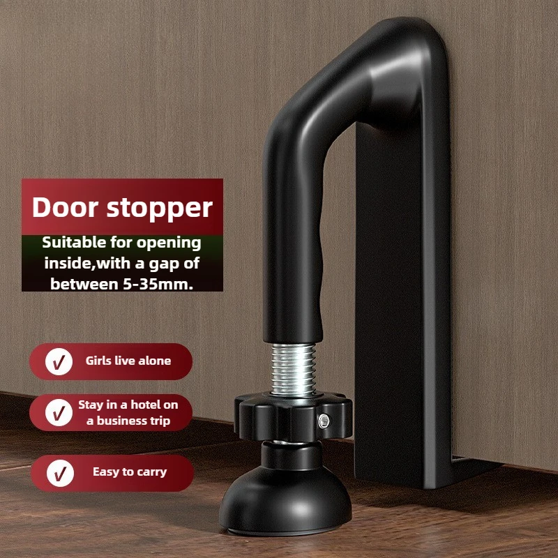 202g Alloy Door Lock Portable Self-Defense Door Stop for Travel & Accommodation Security
202g Alloy Door Lock Portable Self-Defense Door Stop for Travel & Accommodation Security