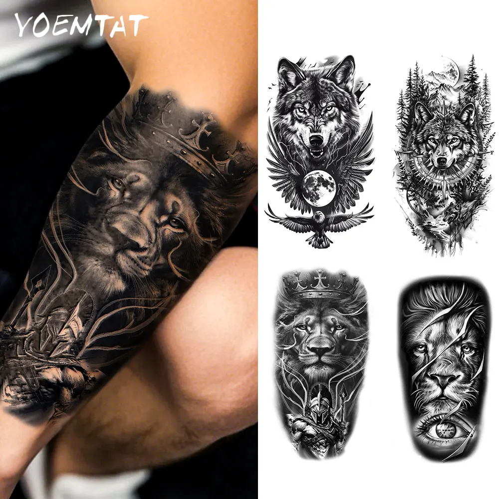4pcs Cool Lion Wolf Waterproof Temporary Tattoo Sticker Claw Scars Eye Animal Totem Body Art Arm Fake Tattoos Sleeve Women Men
4pcs Cool Lion Wolf Waterproof Temporary Tattoo Sticker Claw Scars Eye Animal Totem Body Art Arm Fake Tattoos Sleeve Women Men