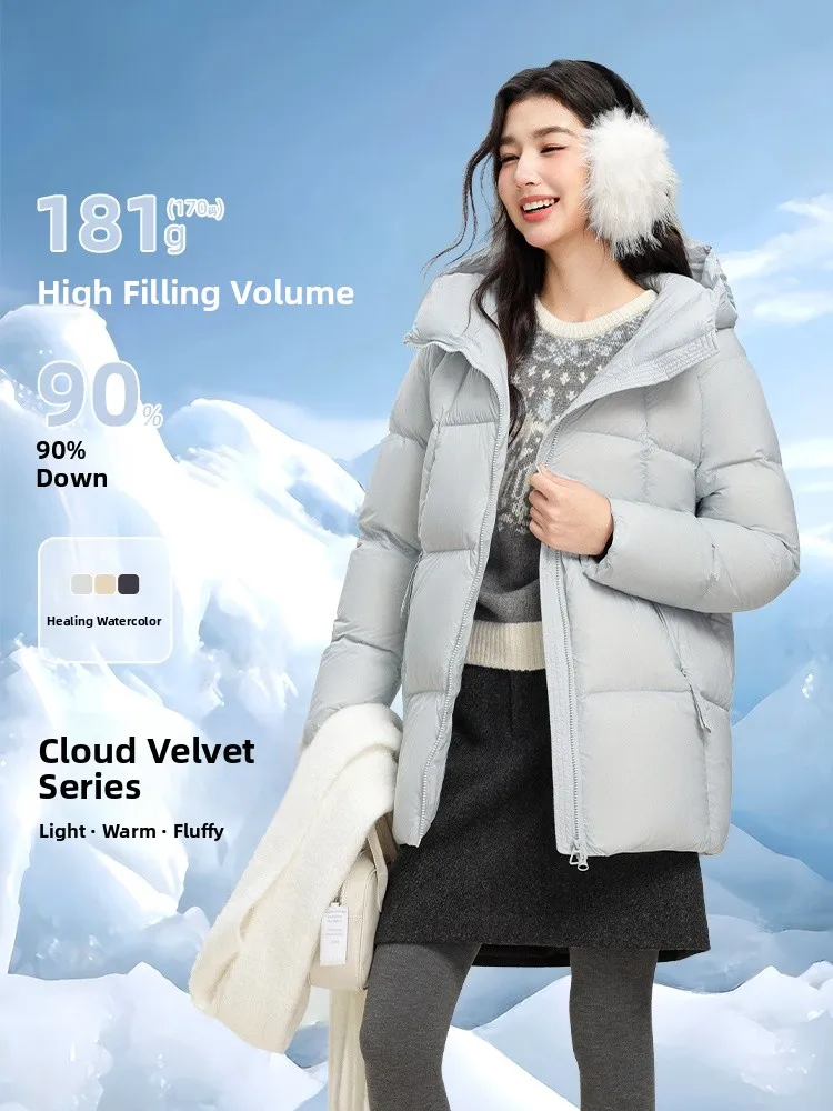 Куртка-пуховик Cloud Series Snow Flying 2026: Новая женская легкая теплая куртка с капюшоном из модной нейлоновой ткани, весна 2026
Куртка-пуховик Cloud Series Snow Flying 2026: Новая женская легкая теплая куртка с капюшоном из модной нейлоновой ткани, весна 2026