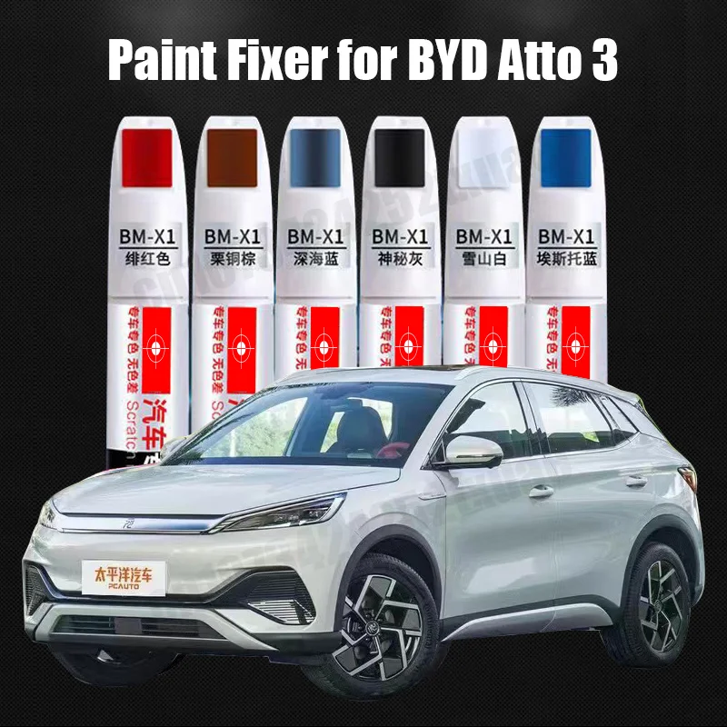 Car Paint Repair Pen for BYD Atto 3 2024 2023 2022 Paint Fixer Repair Touch Up Paint Accessories Black White Red Blue Green
Car Paint Repair Pen for BYD Atto 3 2024 2023 2022 Paint Fixer Repair Touch Up Paint Accessories Black White Red Blue Green