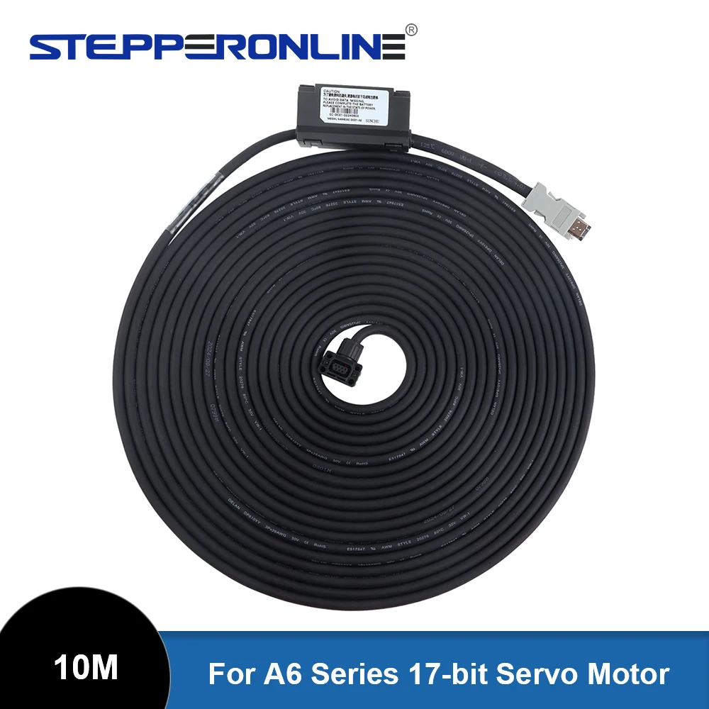10m(393.7") Encoder Cable with Battery Box for A6 Series 17-bit Servo Motor
10m(393.7") Encoder Cable with Battery Box for A6 Series 17-bit Servo Motor