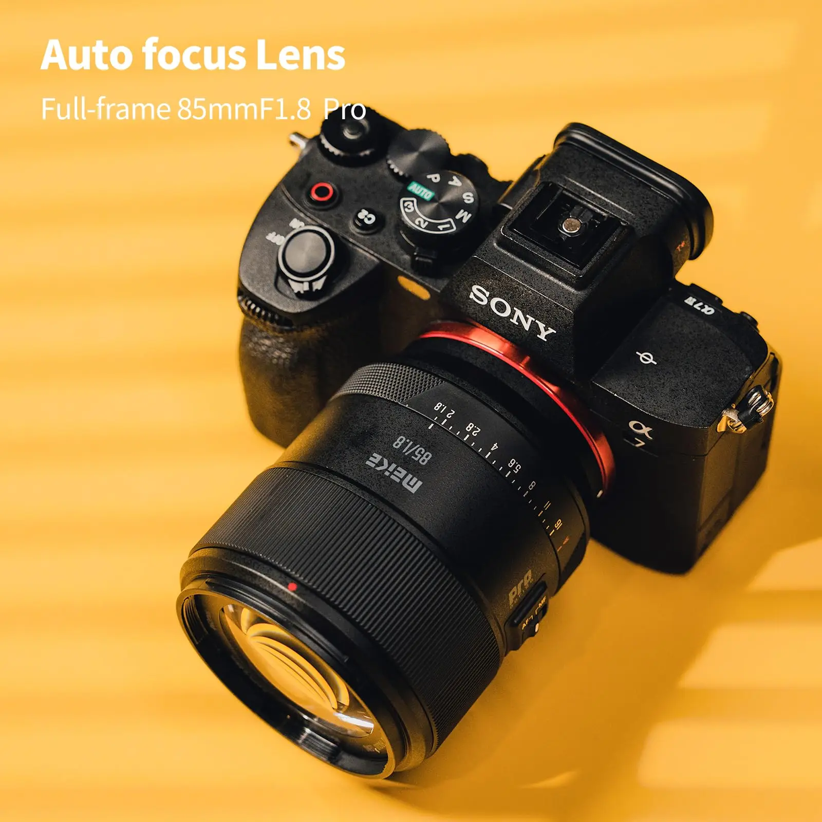 Meike 85mm F1.8 Pro Auto Focus Full Frame STM Stepping Motor 8K Prime Lens for Sony E Fuji X Leica L Mount
Meike 85mm F1.8 Pro Auto Focus Full Frame STM Stepping Motor 8K Prime Lens for Sony E Fuji X Leica L Mount