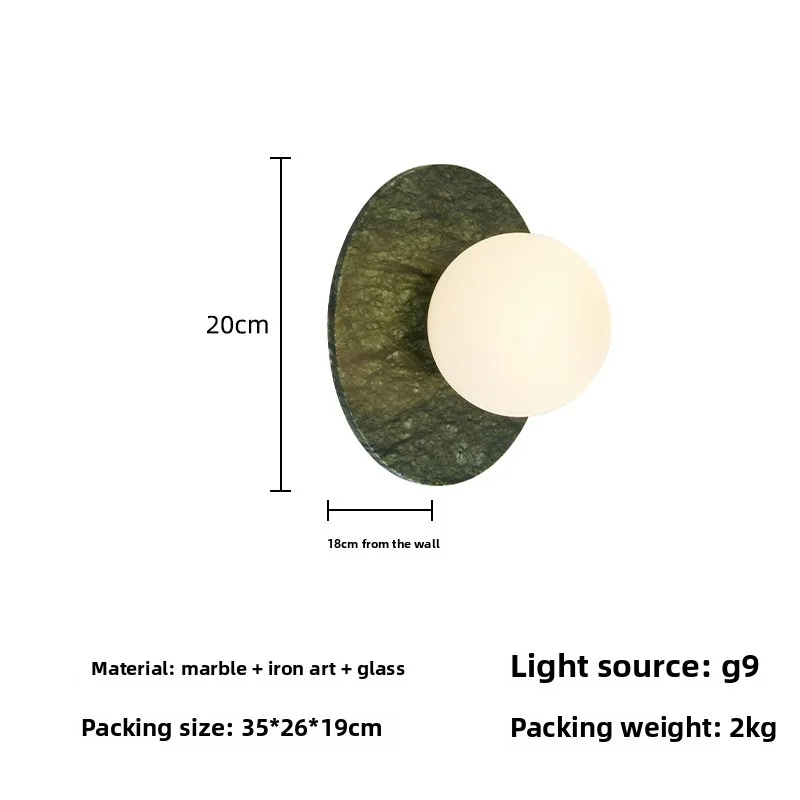Marble wall lamp hotel engineering living room bedroom bedside light luxury high-end simple interior decoration wall lamp
Marble wall lamp hotel engineering living room bedroom bedside light luxury high-end simple interior decoration wall lamp