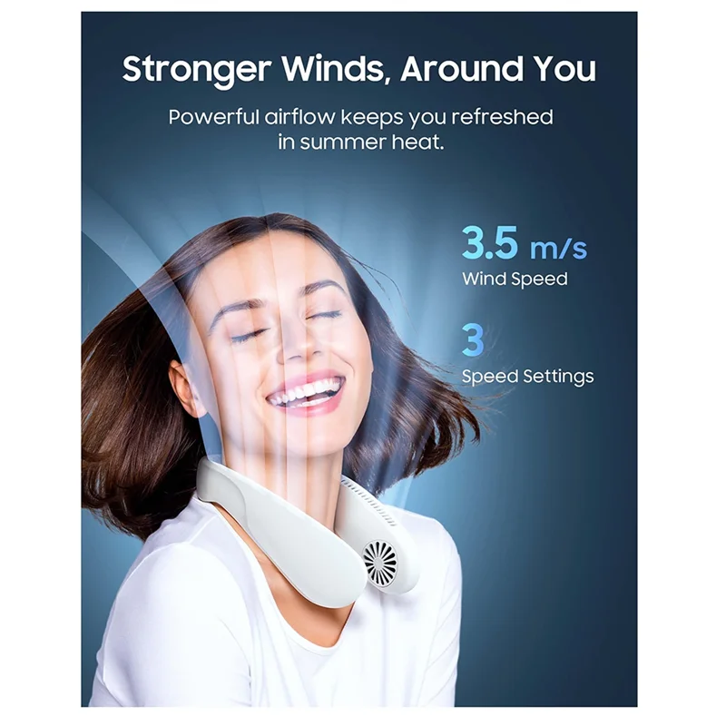 AC39-Neck Fans That Blow Cold Air Neck Fans That Blow Cold Air Rechargeable Personal Air Conditioner
AC39-Neck Fans That Blow Cold Air Neck Fans That Blow Cold Air Rechargeable Personal Air Conditioner