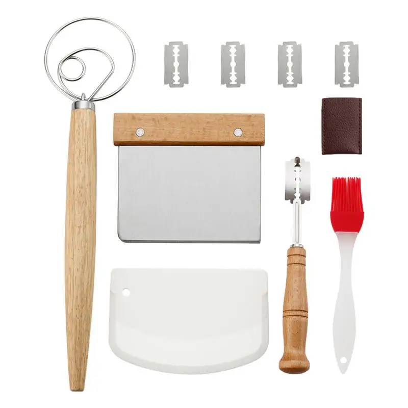 Sourdough Baking Kit Craft Artisanal Bread with Ease Includes Scraper and Brush for a Practical and Sturdy Baking Experience
Sourdough Baking Kit Craft Artisanal Bread with Ease Includes Scraper and Brush for a Practical and Sturdy Baking Experience