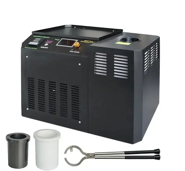 1200 Degrees 2KG Electric Smelting Furnace Silver Melting Furnace For Melting Gold 220V With Water Chiller
1200 Degrees 2KG Electric Smelting Furnace Silver Melting Furnace For Melting Gold 220V With Water Chiller