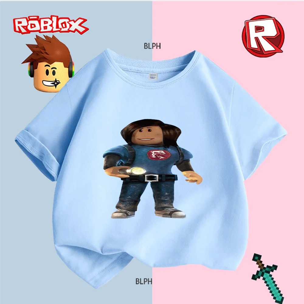 Roblox Inspired Kids T-Shirt with Flashlight Design, Cool Blue Top for Little Gamers, Comfortable and Stylish Children's Tee
Roblox Inspired Kids T-Shirt with Flashlight Design, Cool Blue Top for Little Gamers, Comfortable and Stylish Children's Tee